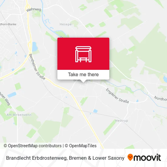 Карта Brandlecht Erbdrostenweg