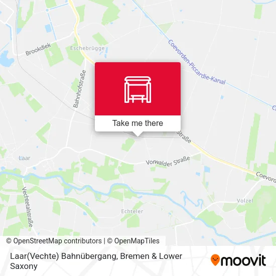 Карта Laar(Vechte) Bahnübergang