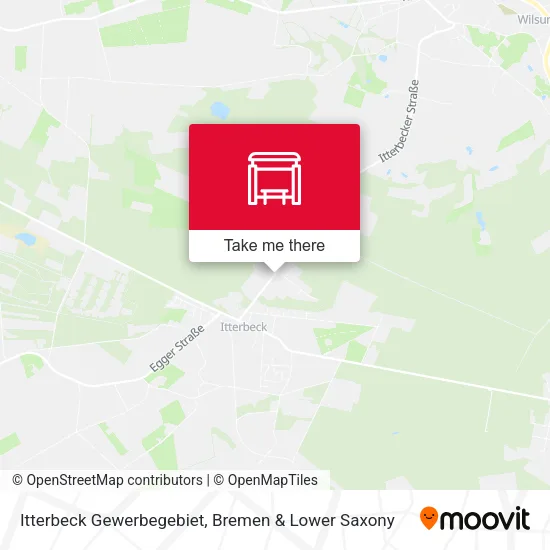 Карта Itterbeck Gewerbegebiet