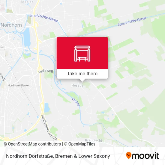 Карта Nordhorn Dorfstraße