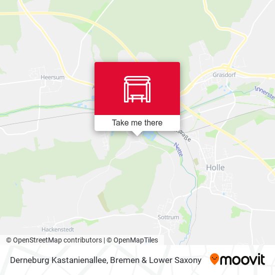 Derneburg Kastanienallee map