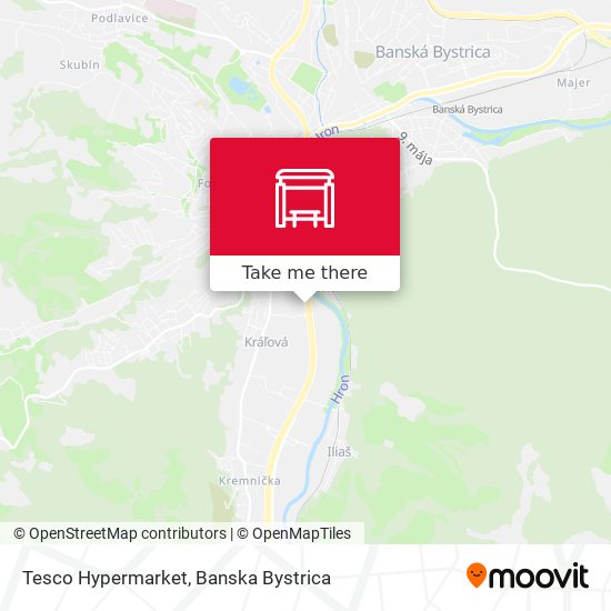 Tesco Hypermarket map