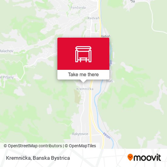 Kremnička map