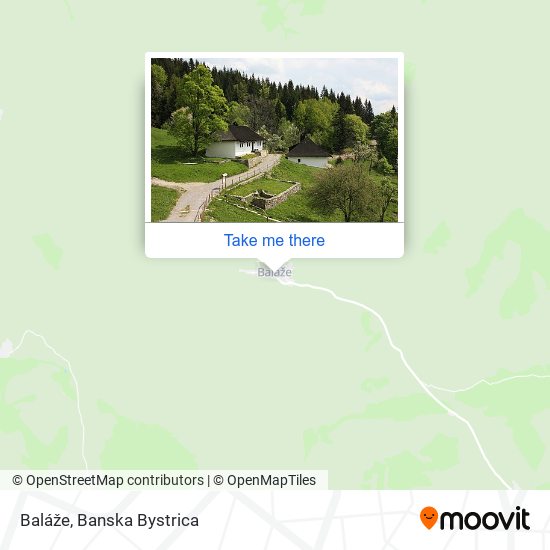 Baláže map