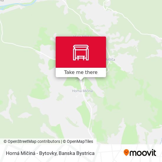 Horná Mičiná - Bytovky map