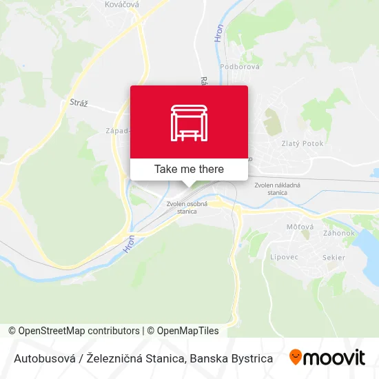 Autobusová / Železničná Stanica map