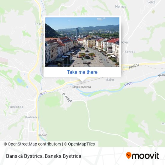 Banská Bystrica map