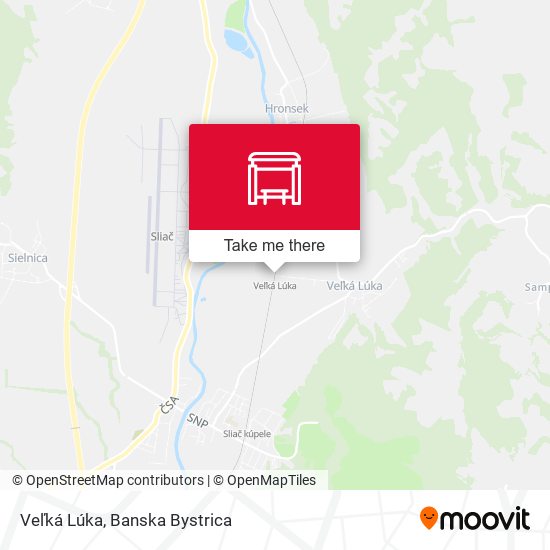 Veľká Lúka map