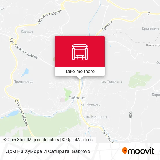 Карта Дом На Хумора И Сатирата