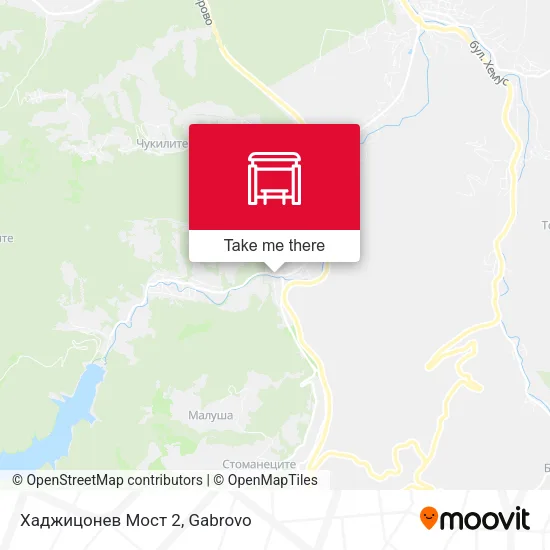 Карта Хаджицонев Мост 2