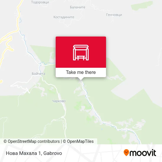 Нова Махала 1 map