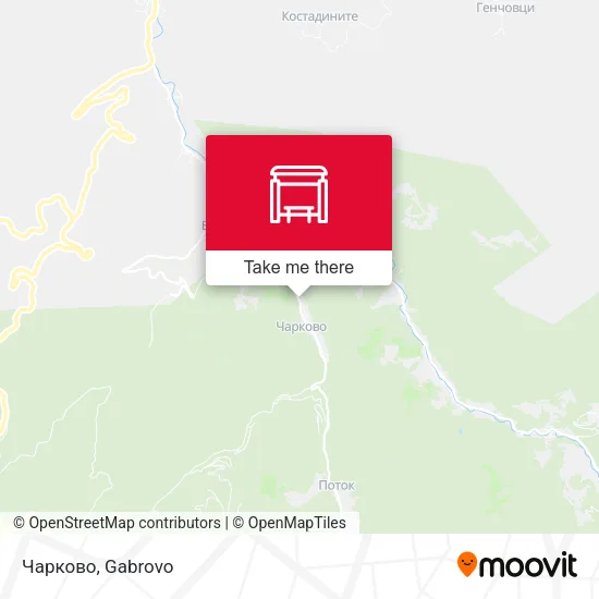 Карта Чарково