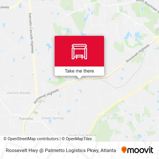 Roosevelt Hwy @ Palmetto Logistics Pkwy map