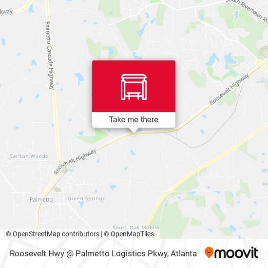 Mapa de Roosevelt Hwy @ Palmetto Logistics Pkwy