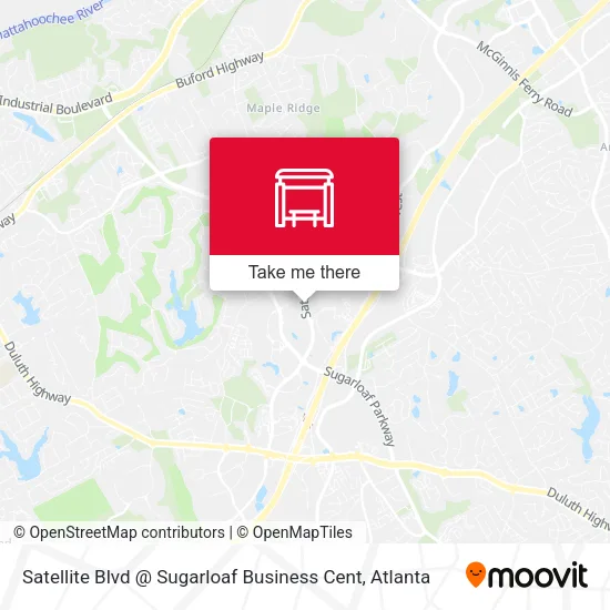 Satellite Blvd @ Sugarloaf Business Cent map