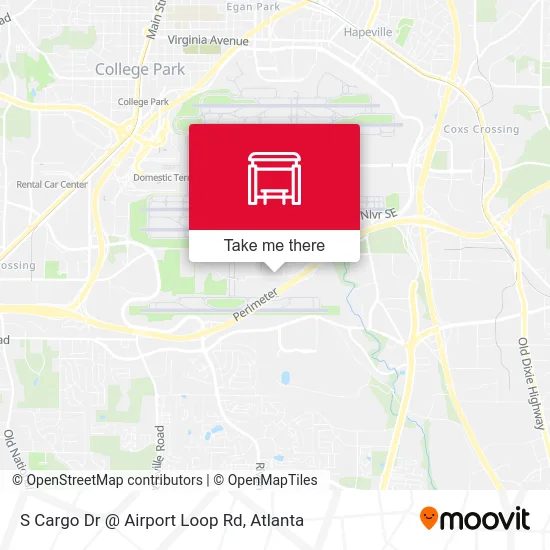 S Cargo Dr @ Airport Loop Rd map