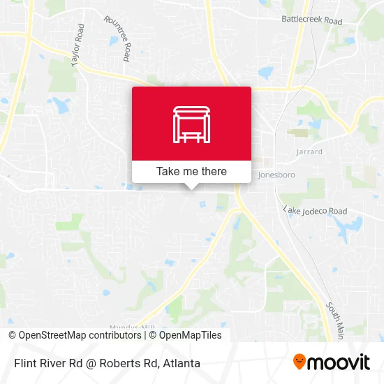 Flint River Rd @ Roberts Rd map