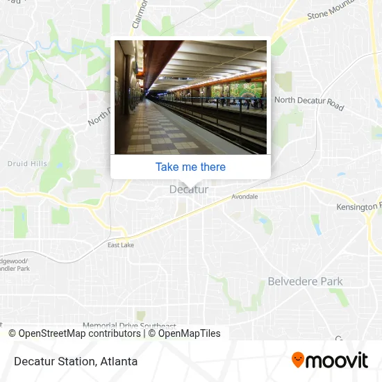 Decatur Station map