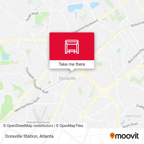 Doraville Station map