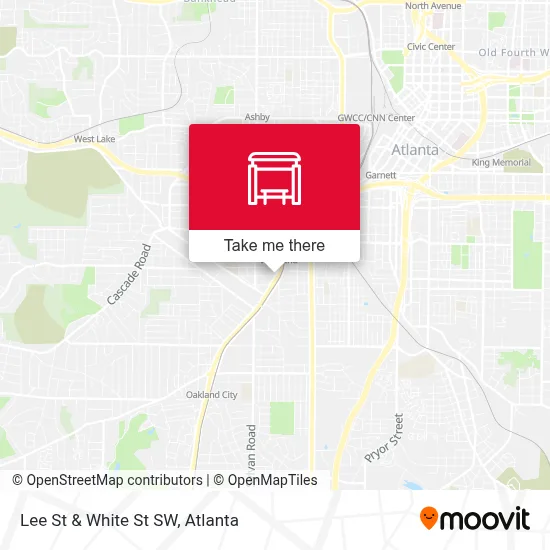 Lee St & White St SW map