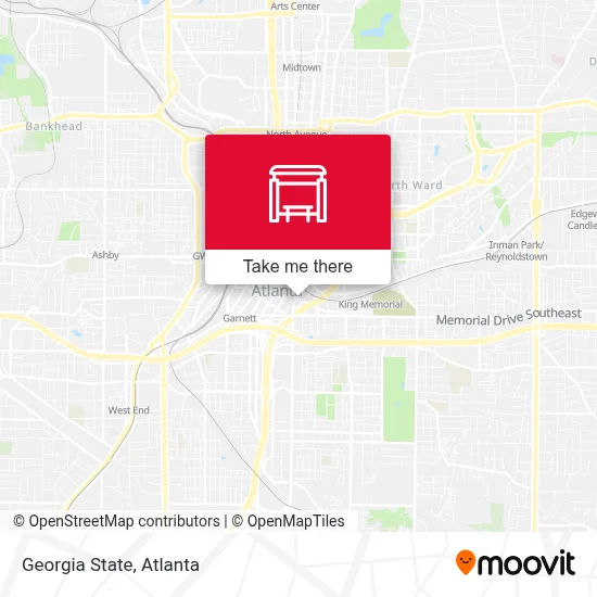 Georgia State map