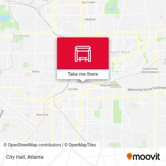 City Hall map