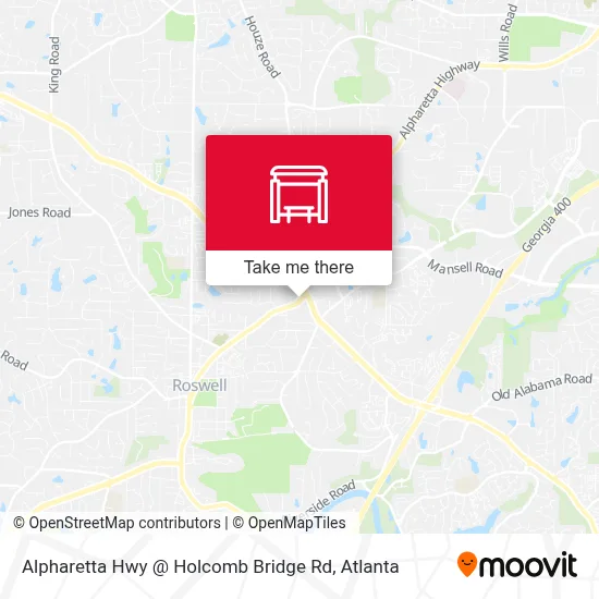 Alpharetta Hwy @ Holcomb Bridge Rd map