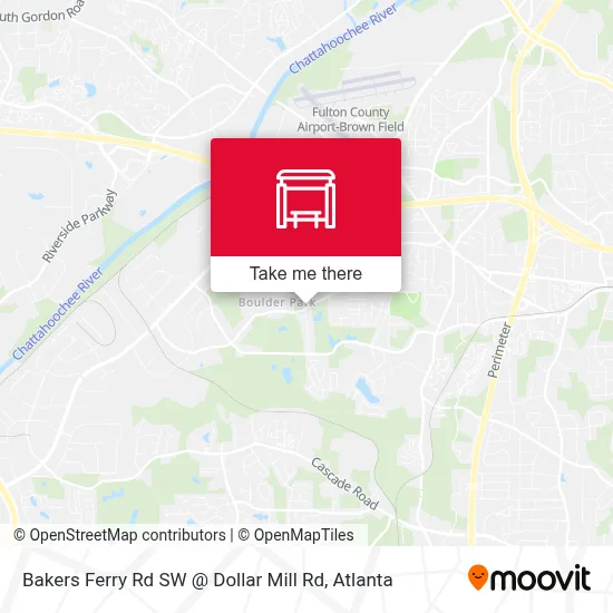 Bakers Ferry Rd SW @ Dollar Mill Rd map
