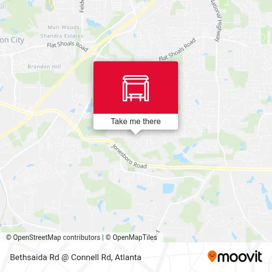 Bethsaida Rd @ Connell Rd map