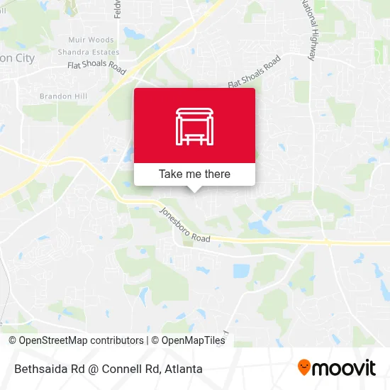 Bethsaida Rd @ Connell Rd map