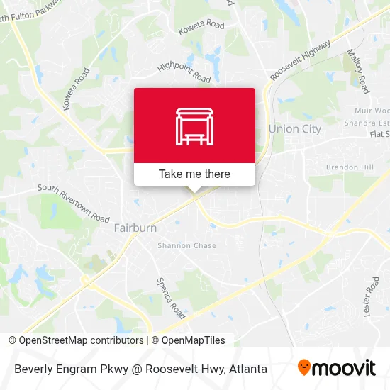 Beverly Engram Pkwy @ Roosevelt Hwy map