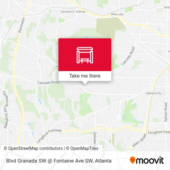 Blvd Granada SW @ Fontaine Ave SW map