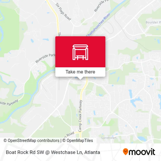 Boat Rock Rd SW @ Westchase Ln map