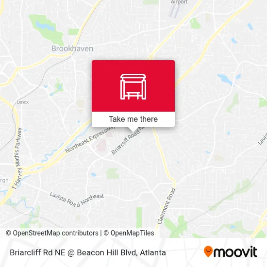 Briarcliff Rd NE @ Beacon Hill Blvd map