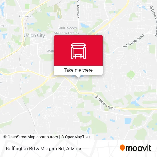 Buffington Rd & Morgan Rd map