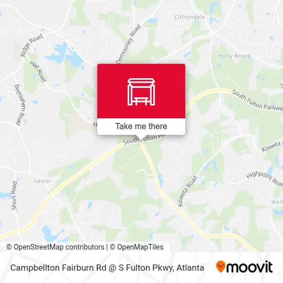 Campbellton Fairburn Rd @ S Fulton Pkwy map
