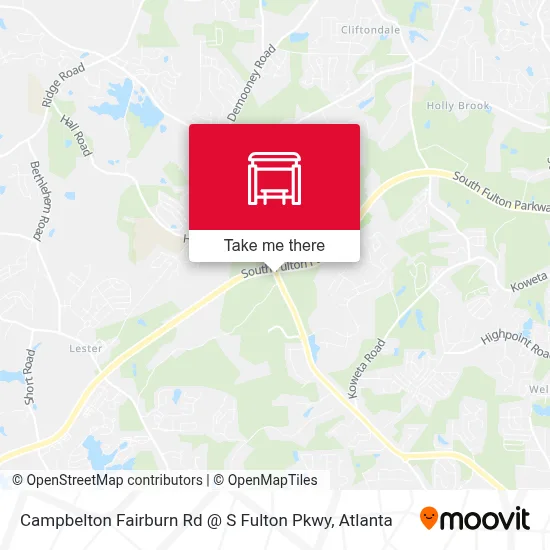 Campbelton Fairburn Rd @ S Fulton Pkwy map