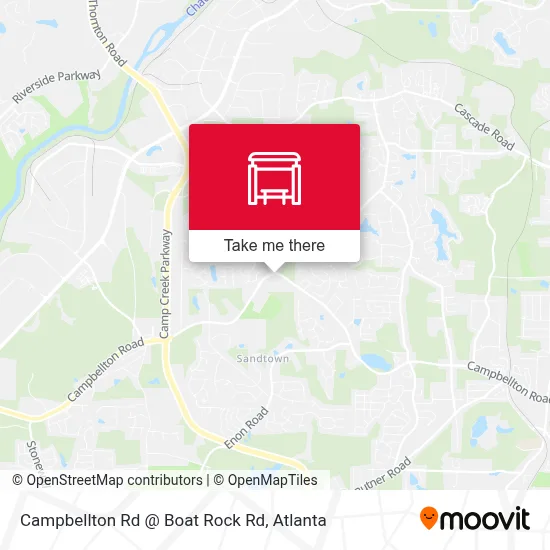 Campbellton Rd @ Boat Rock Rd map