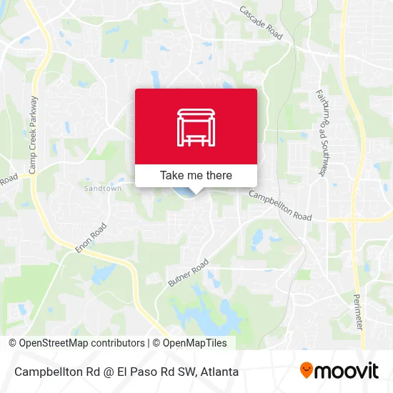 Campbellton Rd @ El Paso Rd SW map