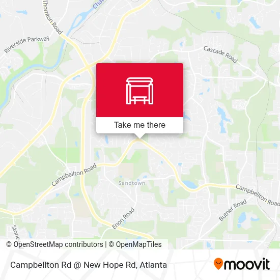 Campbellton Rd @ New Hope Rd map