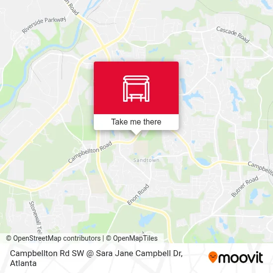 Campbellton Rd SW @ Sara Jane Campbell Dr map