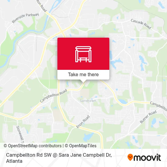Campbellton Rd SW @ Sara Jane Campbell Dr map
