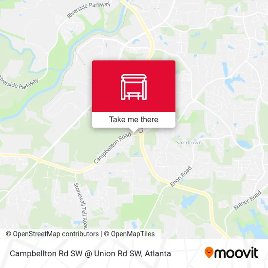 Campbellton Rd SW @ Union Rd SW map