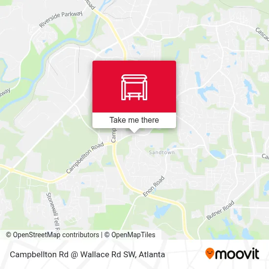 Campbellton Rd @ Wallace Rd SW map