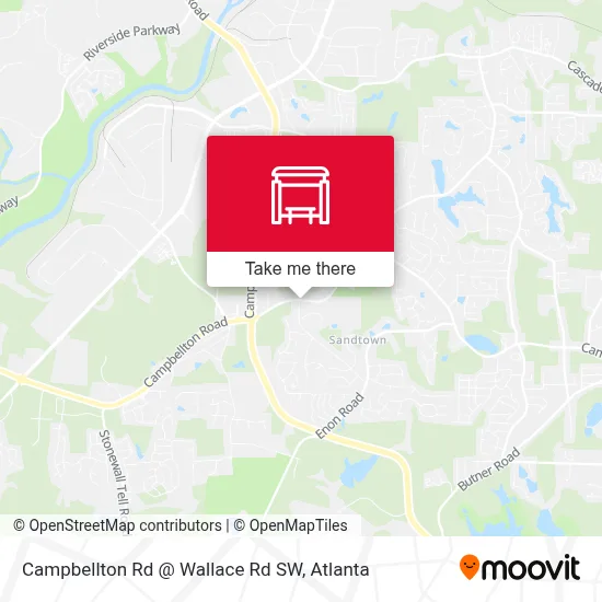 Campbellton Rd @ Wallace Rd SW map