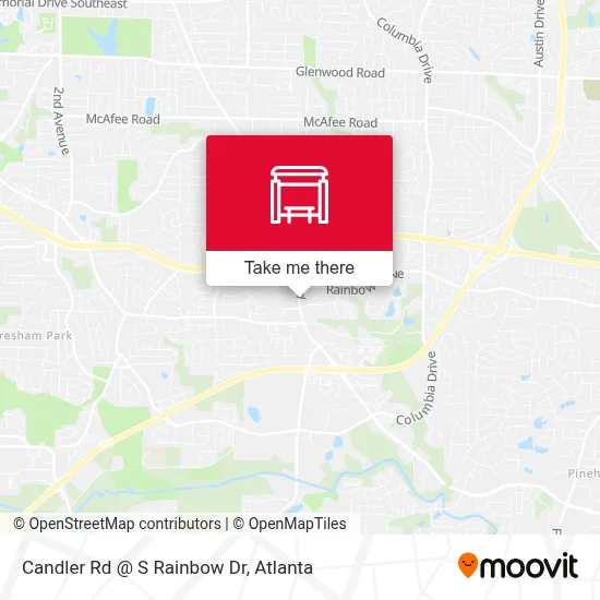 Candler Rd @ S Rainbow Dr map