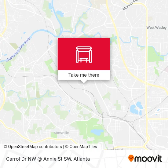 Carrol Dr NW @ Annie St SW map