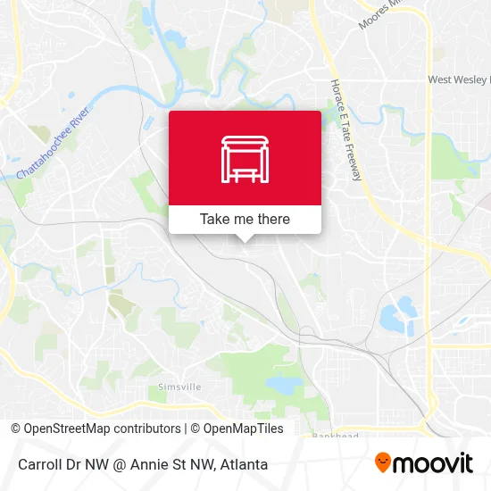 Carroll Dr NW @ Annie St NW map