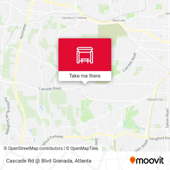 Cascade Rd @ Blvd Granada map