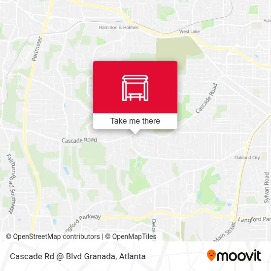 Cascade Rd @ Blvd Granada map